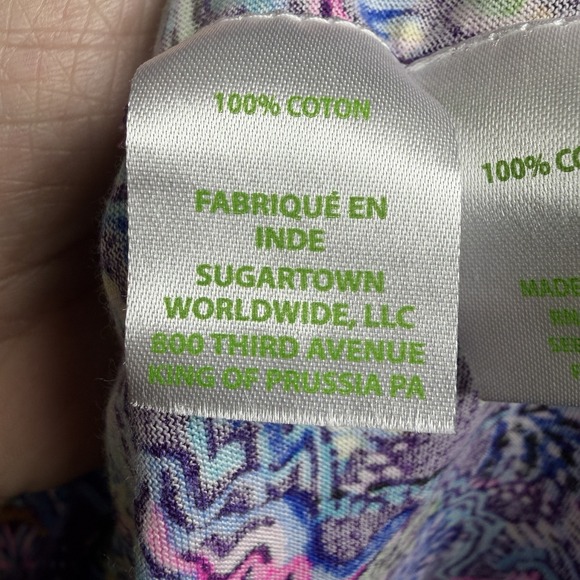 Lilly Pulitzer Alaina Dress Size L Colony Purple Berry Tiered Long Sleeve Preppy - Picture 13 of 16